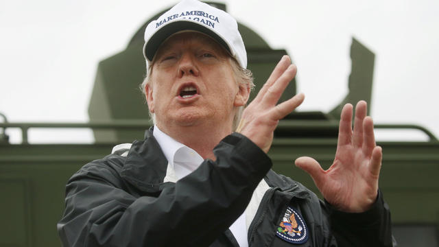 U.S. President Trump visits U.S.-Mexico border with border patrol agents in Mission, Texas 