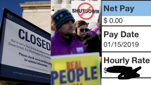 A sign declares the National Archive is closed due to a partial federal government shutdown in Washington 