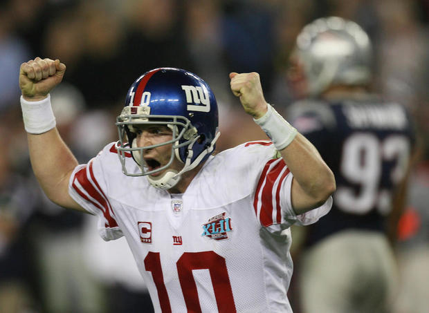 New York Giants quarterback Eli Manning 