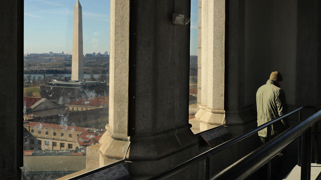 Clock Tower In Government Owned Old Post Office Building Housing Trump Hotel Remains Open During Shutdown 