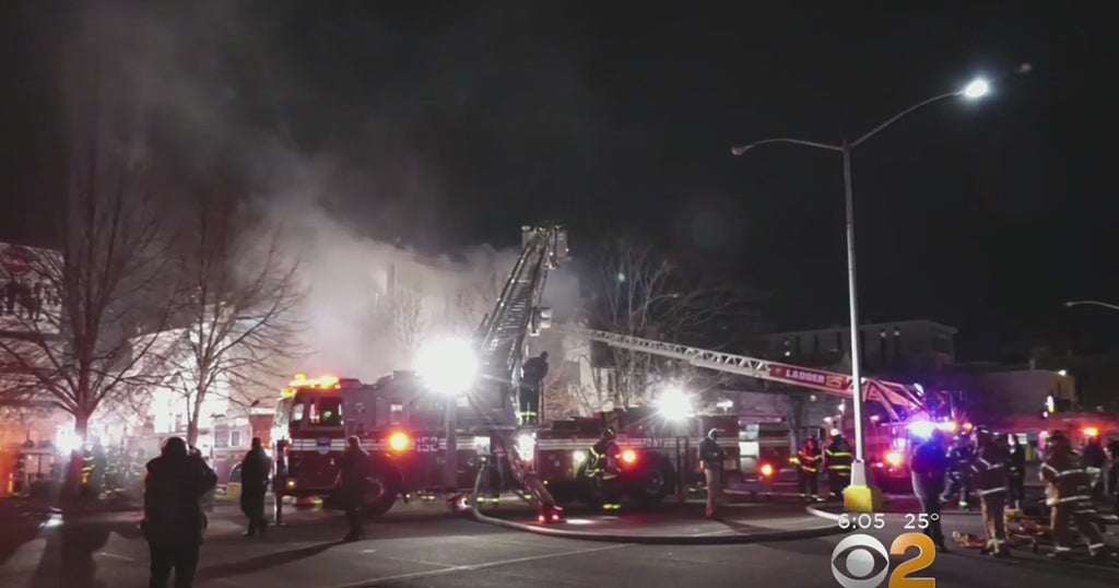 84-Year-Old Woman Killed In Queens Fire; 5 Others Injured - CBS New York