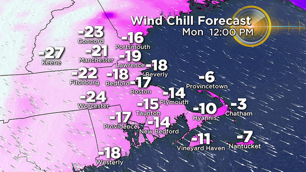 2017 wind chill forecast 