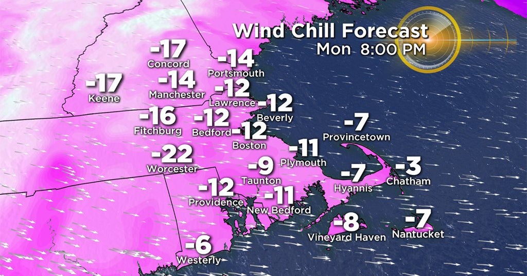 Icy Surfaces Remain A Concern As Arctic Blast Envelopes New England CBS Boston