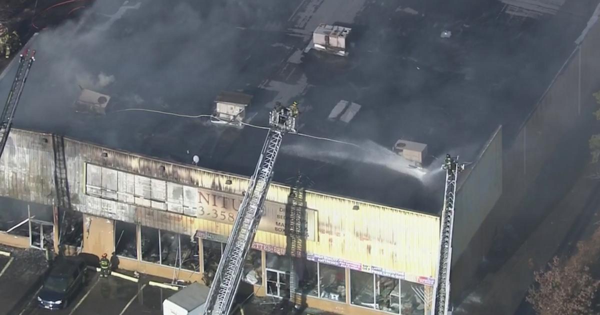 Flames Rip Through Furniture Store In Egg Harbor Township - CBS ...