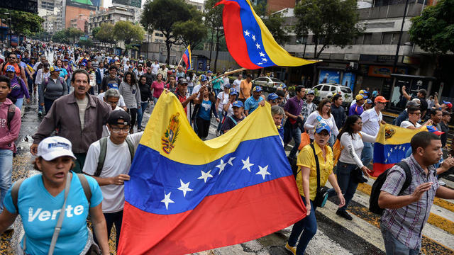 VENEZUELA-POLITICS-OPPOSITION-DEMO 