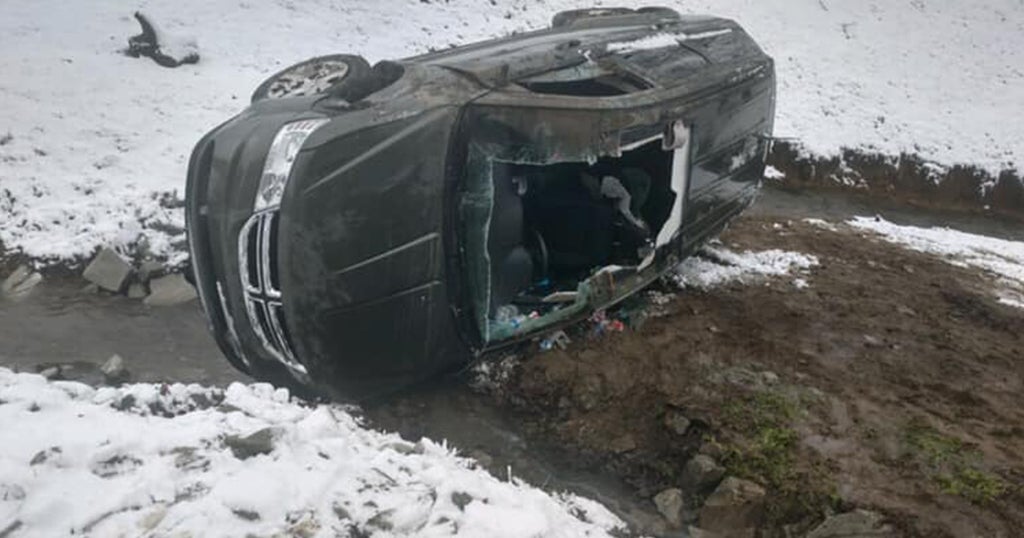 Accident Leaves SUV On Its Side In Finleyville Creek CBS Pittsburgh