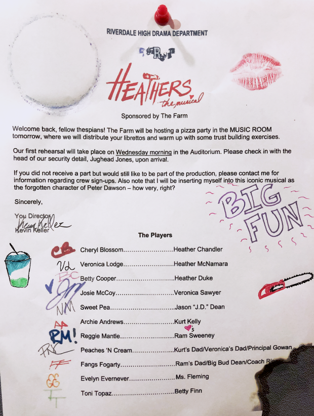 Riverdale's Heathers muscial 