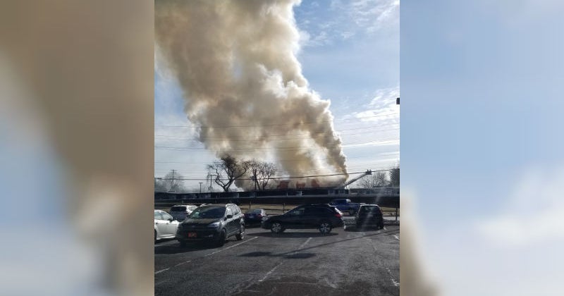 3Alarm Fire At Ski Shop In Eagleville Sends Mounds Of Smoke Into Air Saturday Officials CBS