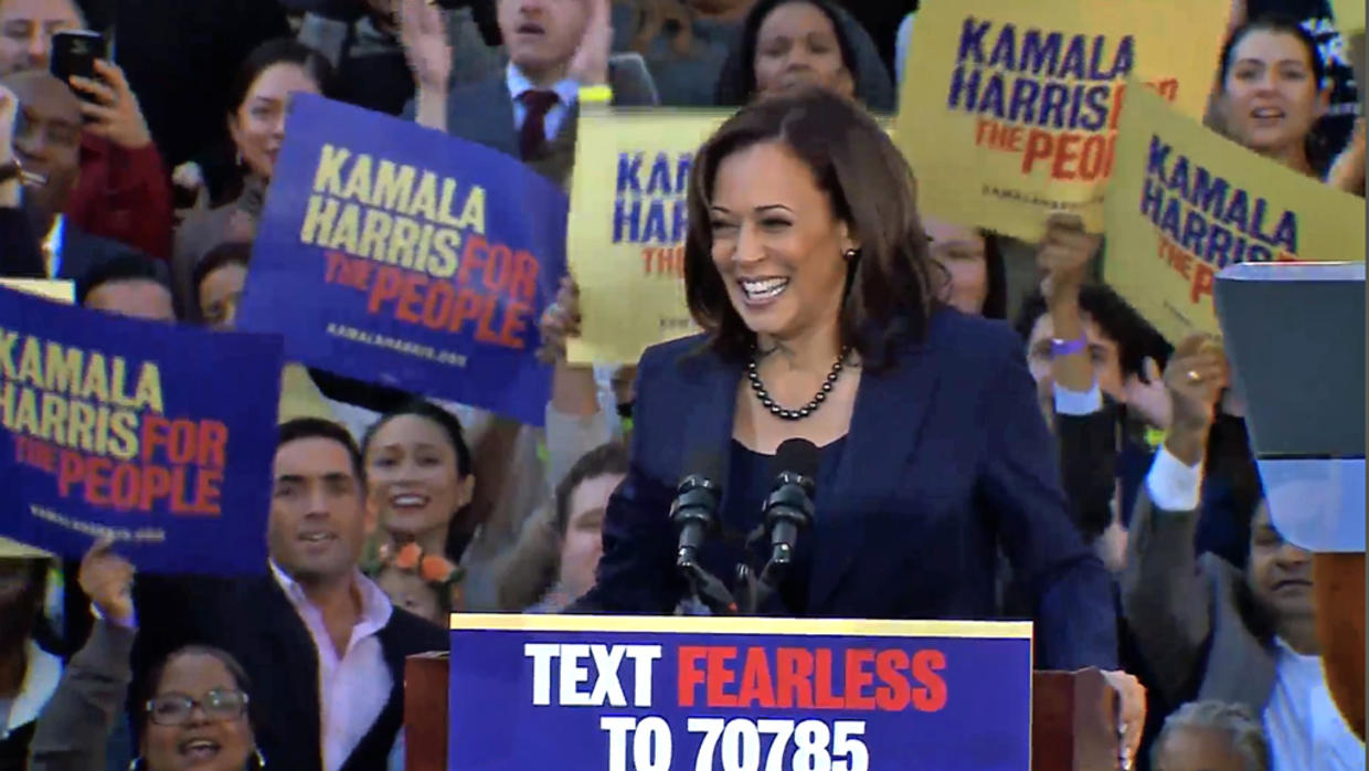 Kamala Harris Kicks Off Presidential Campaign At Oakland Rally - CBS ...