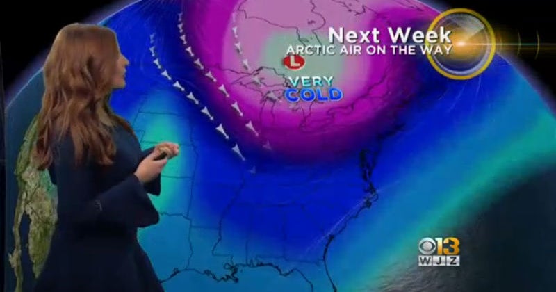 Another Cold Blast On Its Way, Possible Snow Or Wintry Mix - CBS Baltimore