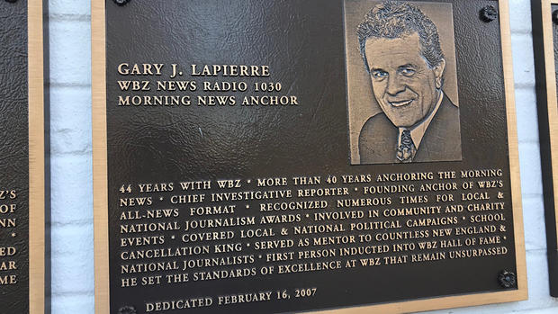 Gary LaPierre plaque 