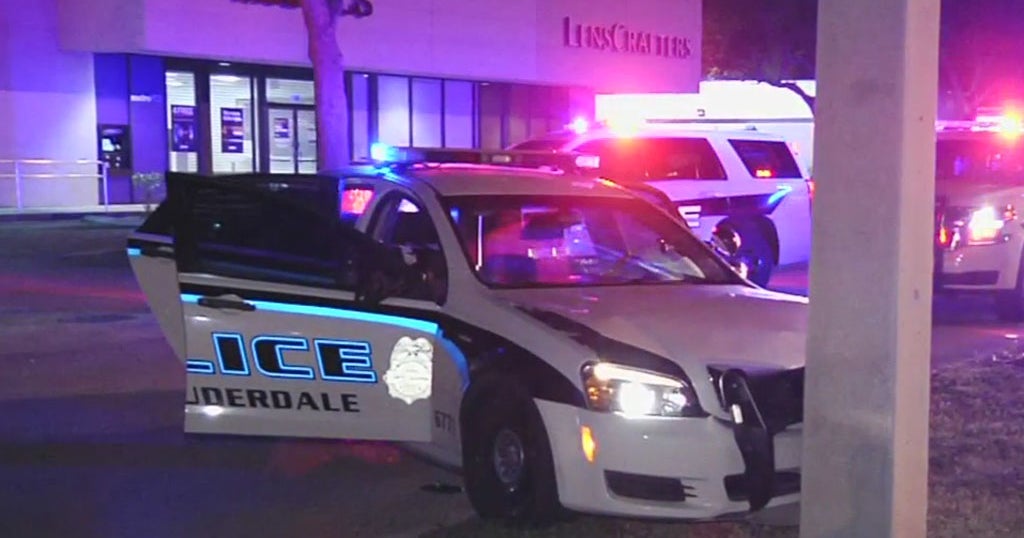 Stolen Police Cruiser Crashes In Pembroke Pines - CBS Miami