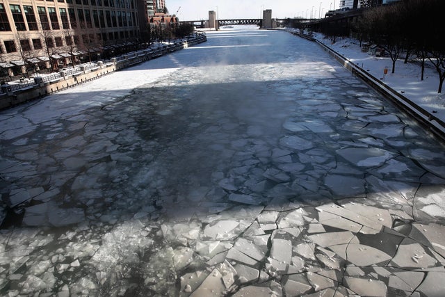 Polar Vortex Brings Extreme Cold Temperatures To Chicago