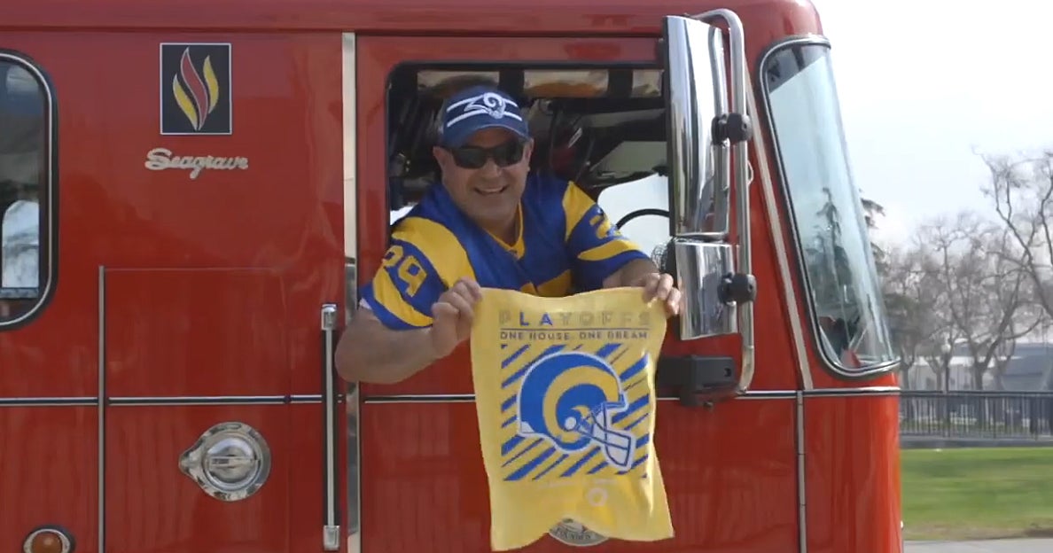LA Firefighters Show Their Love For The Rams In New Video CBS Los Angeles