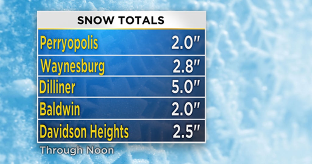 Pittsburgh Weather: Warmer Temperatures On The Way After Another Snowy ...