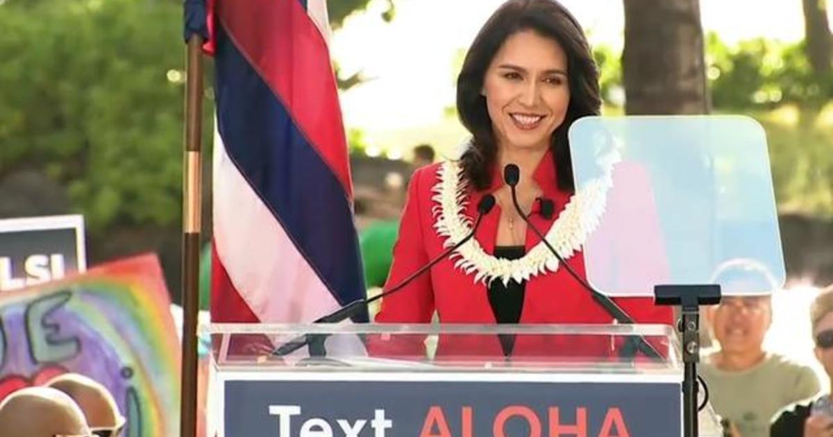 Hawaii Rep. Tulsi Gabbard Launches 2020 Presidential Campaign - CBS News