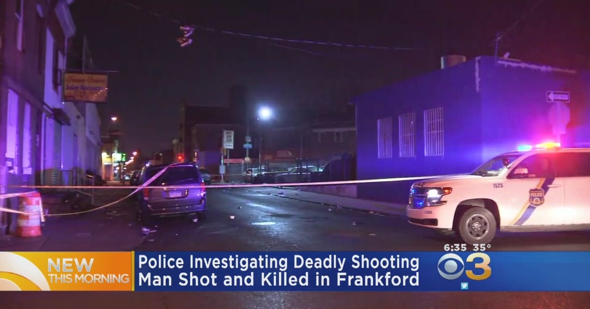 Man Dies After Shot Multiple Times In Frankford - CBS Philadelphia