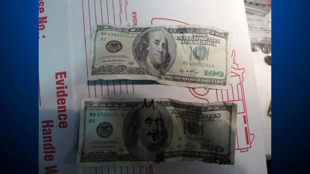 Counterfeit $100 bills 