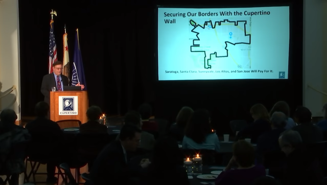 Cupertino Mayor 'Wall' 