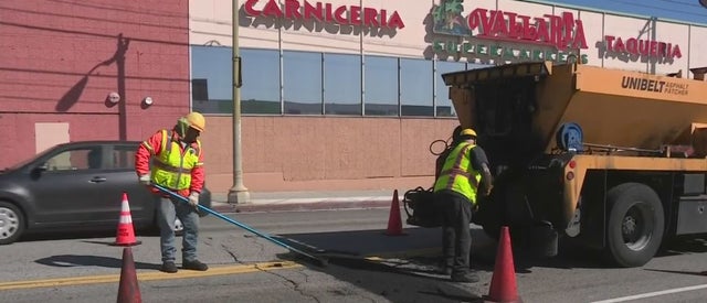 Los Angeles potholes 