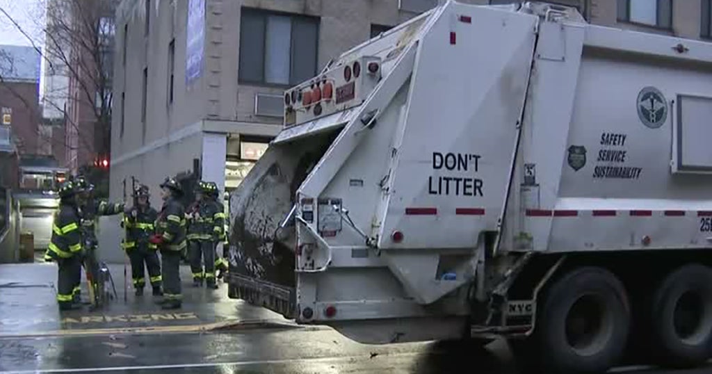Officials: Oxygen Tank Explodes Inside Sanitation Truck On Upper West ...