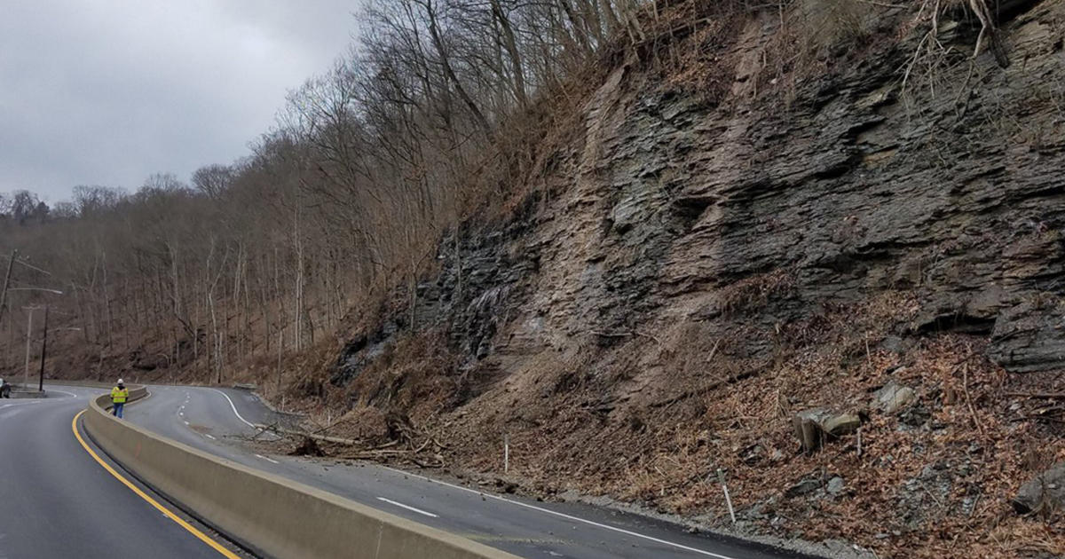 PennDOT: Landslide Closes University Blvd. In Moon Twp. - CBS Pittsburgh