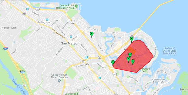 foster city outage 