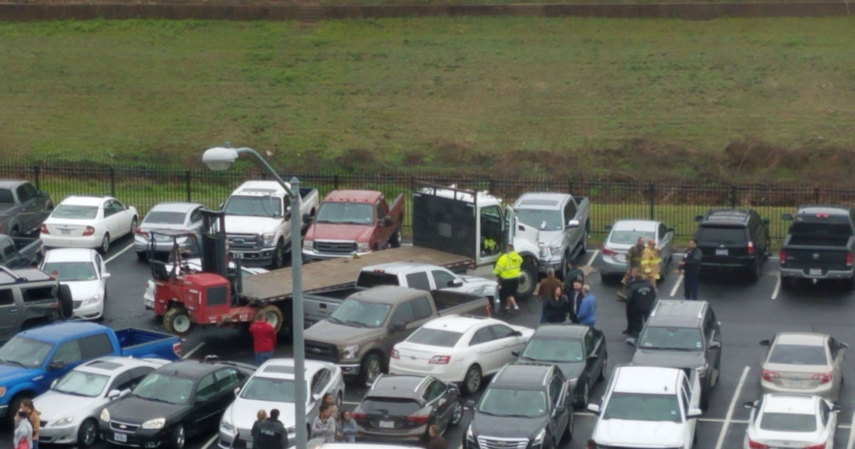 Truck Crashes Into 'Bell Flight' Parking Lot Smashing Multiple Vehicles