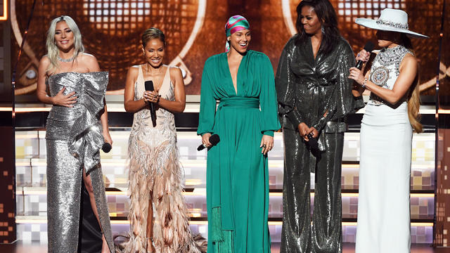Lady Gaga, Jada Pinkett Smith, Alicia Keys, Micelle Obama, JLo — 61st Annual Grammy Awards 
