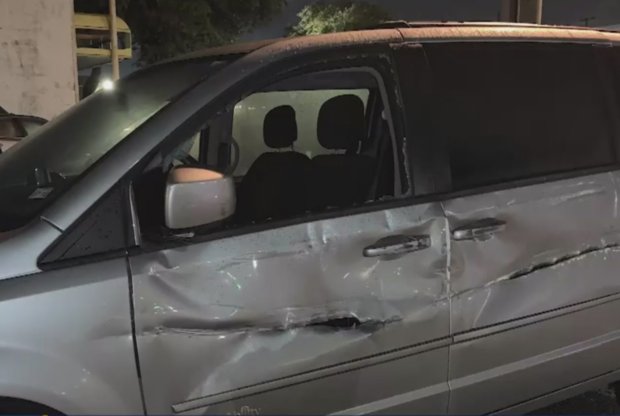 van struck in Carrollton hit-and-run 