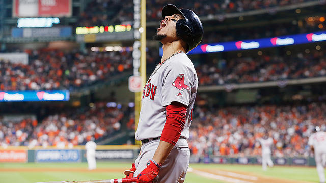 Mookie Betts jumps into Red Sox All-Star Game photoshoot - CBS Boston