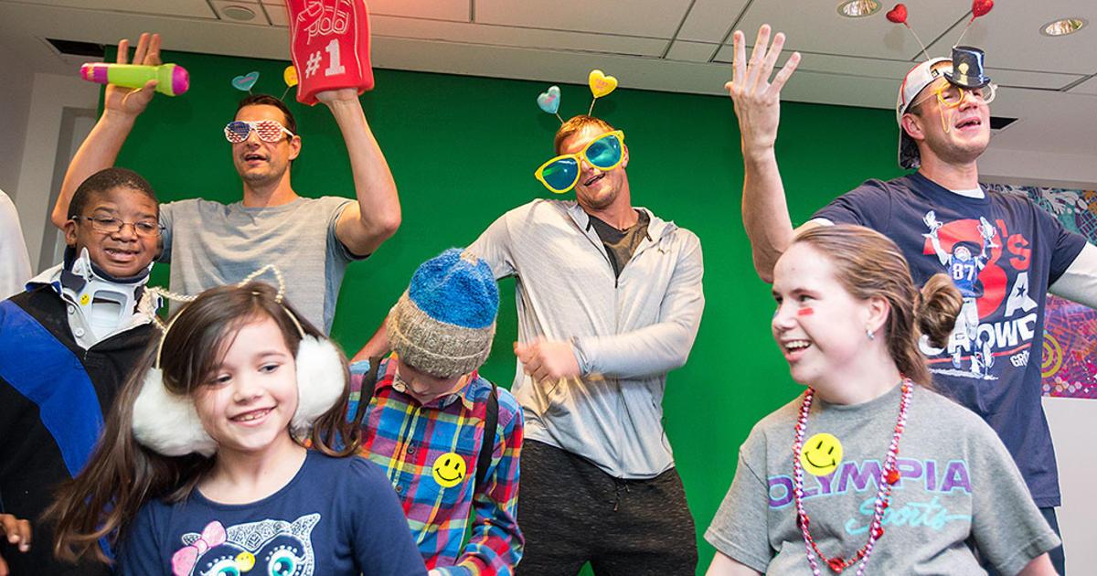 Rob Gronkowski Surprises Patients at Shriners Children's New England