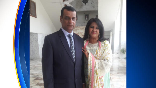 Ashraf Lakhani and her husband 