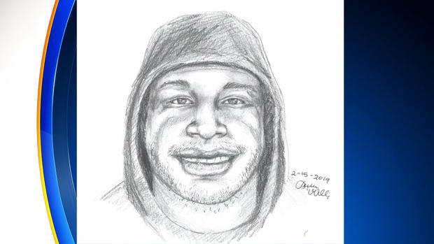 sketch of suspect in Lewisville store clerk murder 
