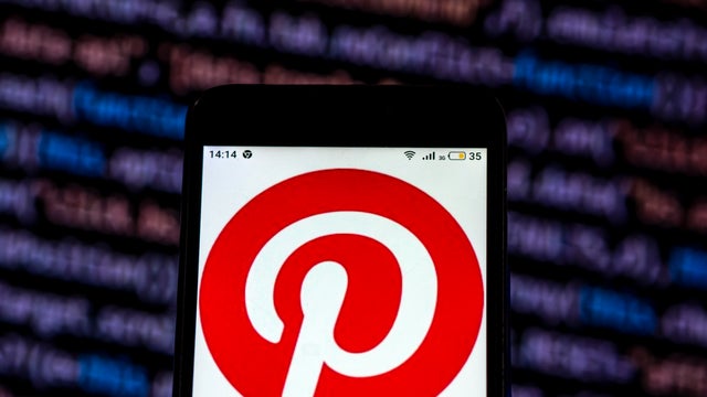 Pinterest Social network logo seen displayed on smart phone 