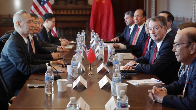 US-China Trade Talks Open In Washington DC 