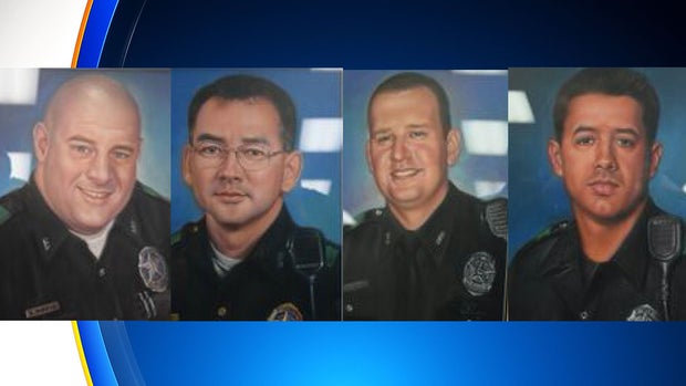 Dallas officers portraits