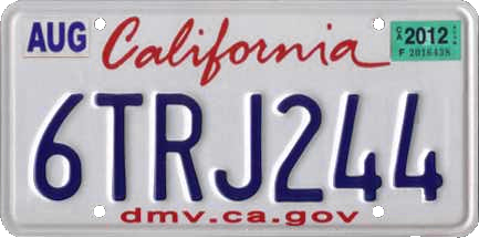California_license_plate,_August_2012 