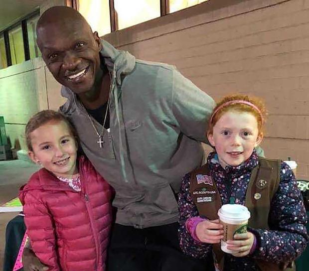 A man bought $540 in cookies so these Girl Scouts could get out of the cold. 