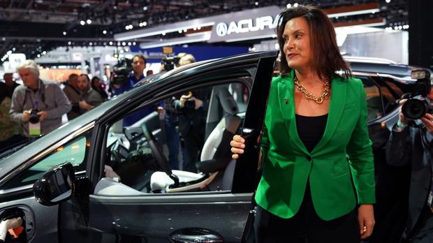 Gretchen Withmer at Auto Show 