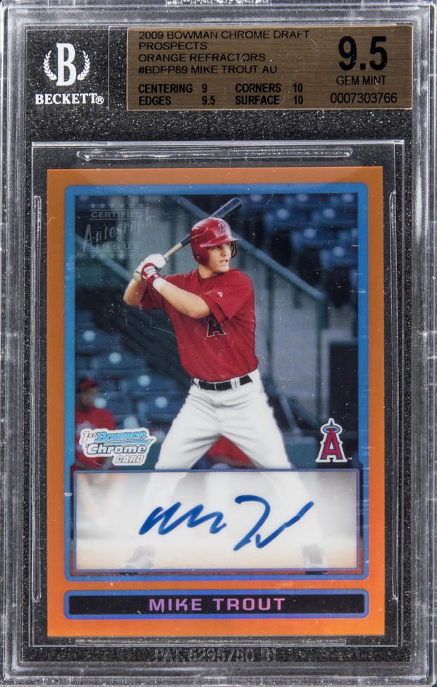 mike trout card 