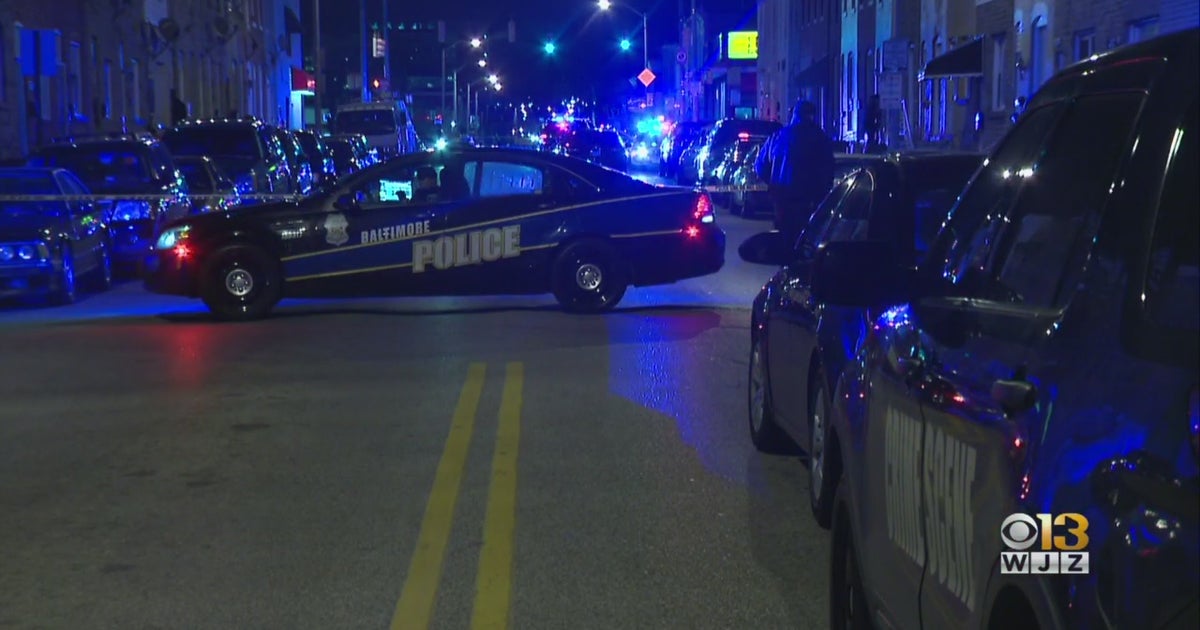 Police Investigating Triple Shooting On East Lombard Street - CBS Baltimore