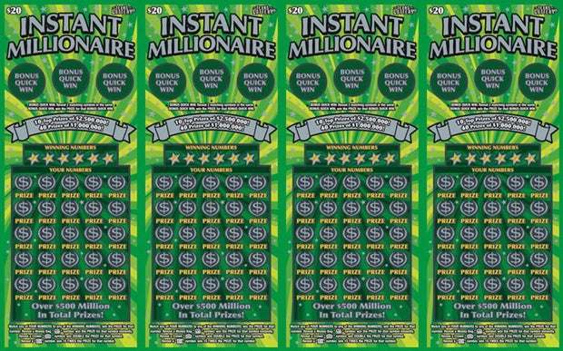 Instant Millionaire ticket 