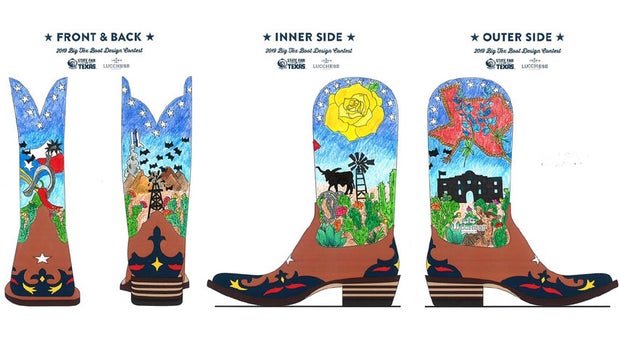 2019 State Fair of Texas boot design winner 