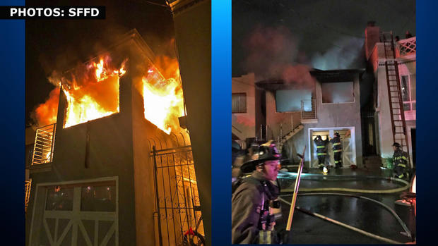 2-Alarm Fire on Wayland St. in San Francisco March 9, 2019 