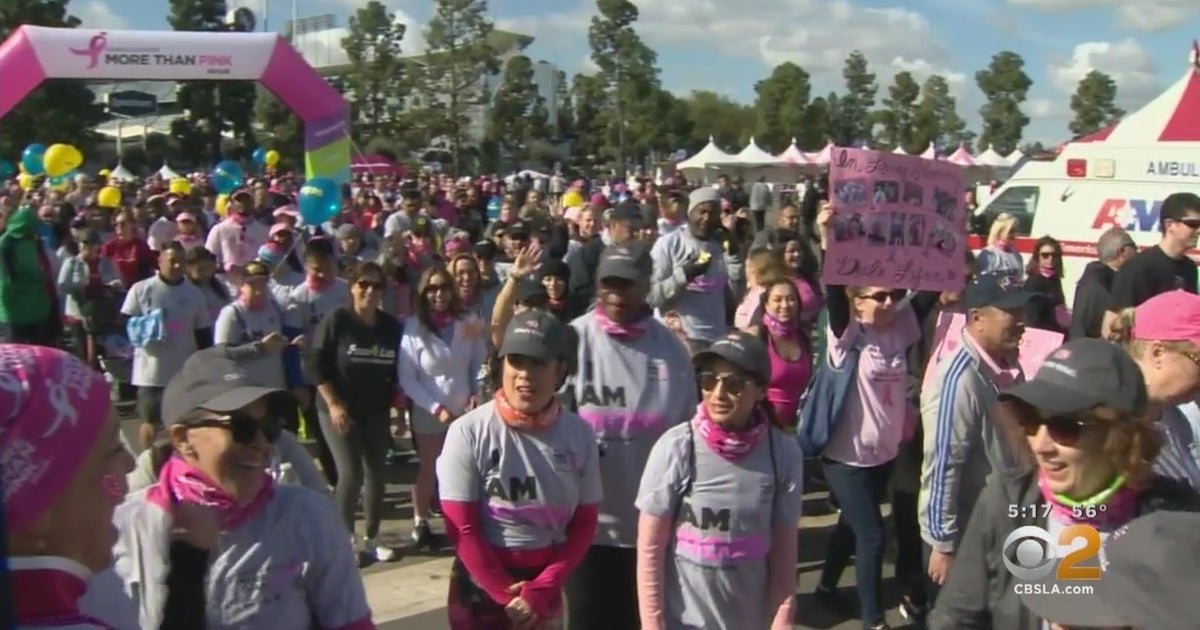 Hundreds Strap On Running Shoes For Susan G. Komen More Than Pink Walk