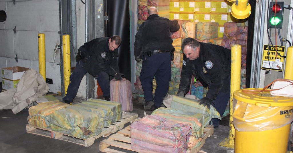 Approximately 3,200 Pounds Of Cocaine Found In Newark Shipping ...