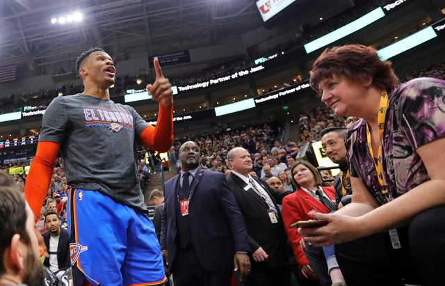 Thunder Westbrook Basketball 