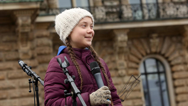 Greta Thunberg Joins Hamburg Climate Protest 