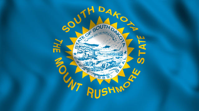 south dakota flag US state symbol 